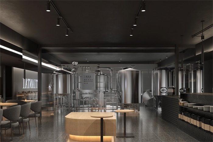 山東天泰啤酒設備設計的酒吧